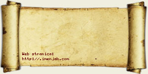 Jana Damnjanović vizit kartica